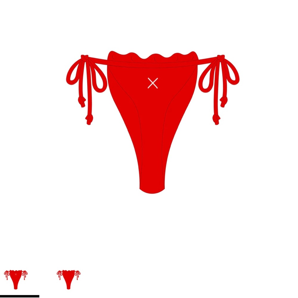 Boutine La Side Tie Red Bottoms - image 1